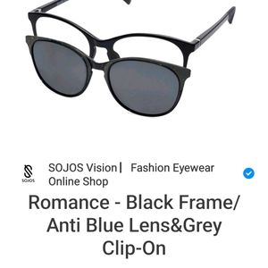 Sojos blue light blocking glasses magnetic sunglass attachment